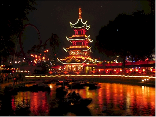 asian temple in tivoli garden